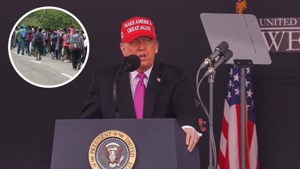 Donald Trump 'espera' que Tribunales permitan continuar con las expulsiones de migrantes