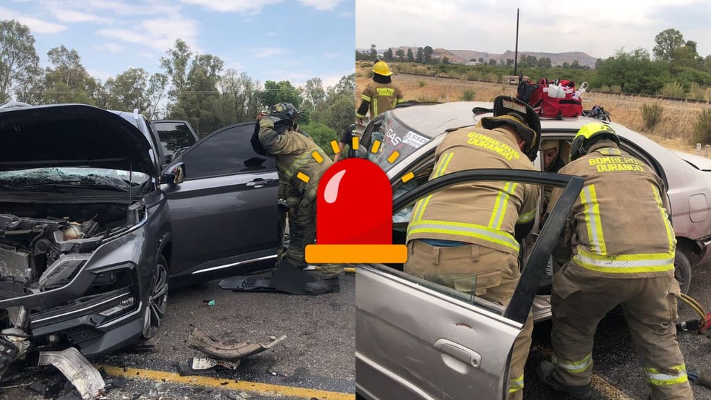 Choque frontal en Libramiento Norte deja al menos siete personas lesionadas