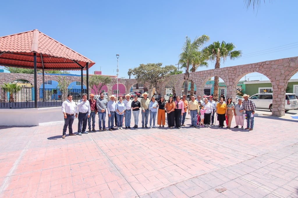 Obra. Las y los habitantes de la comunidad de El Nayar ahora cuentan con un espacio renovado para la convivencia familiar.