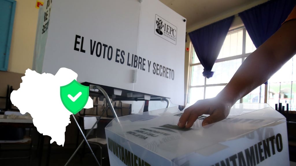 Elecciones Durango 2025: Perciben seguridad en diferentes regiones para salir a votar el 1 de junio