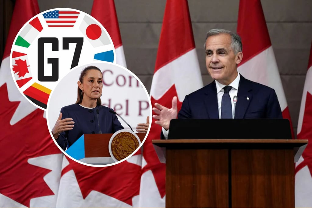 Medios reportan que Mark Carney invita a Claudia Sheinbaum a la cumbre del G7 en junio