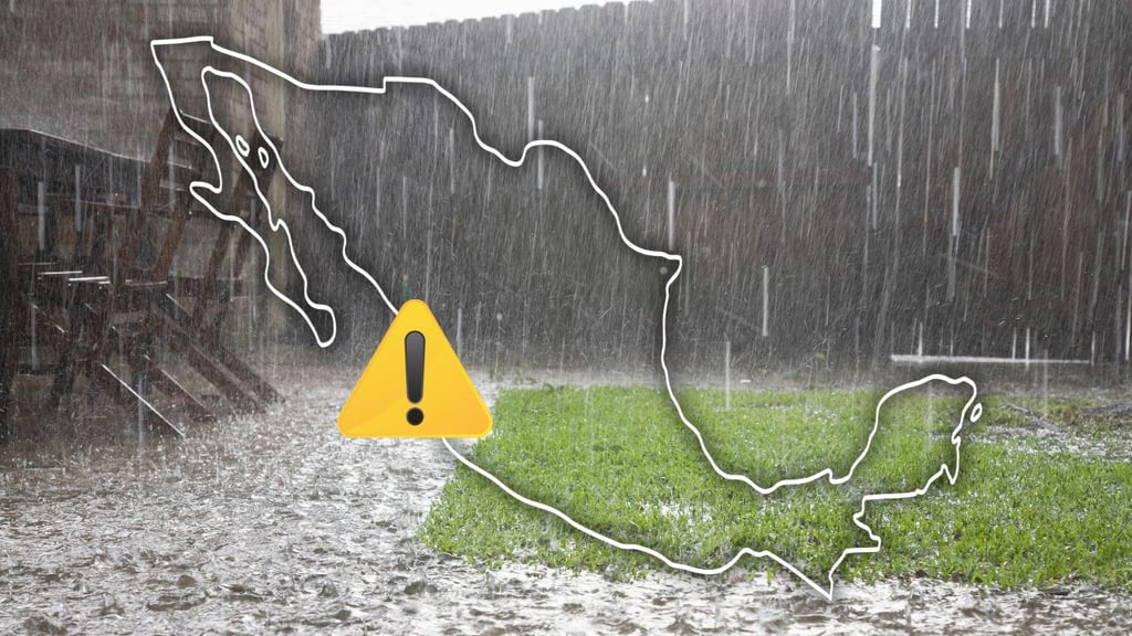 ¡Alista el paraguas! Habrá lluvias intensas HOY miércoles 28 de mayo en estos estados