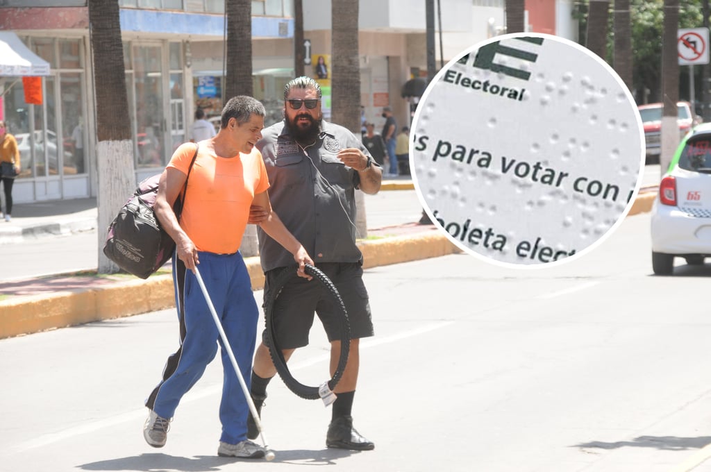 Elecciones Durango 2025: Personas con discapacidad visual también saldrán a votar