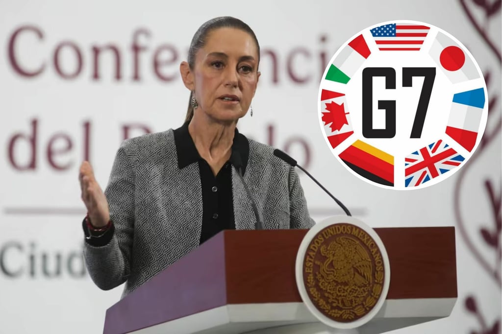 'Si tomamos la decisión de asistir, ya le estaríamos informando'; declaró Sheinbaum sobre reunión del G7