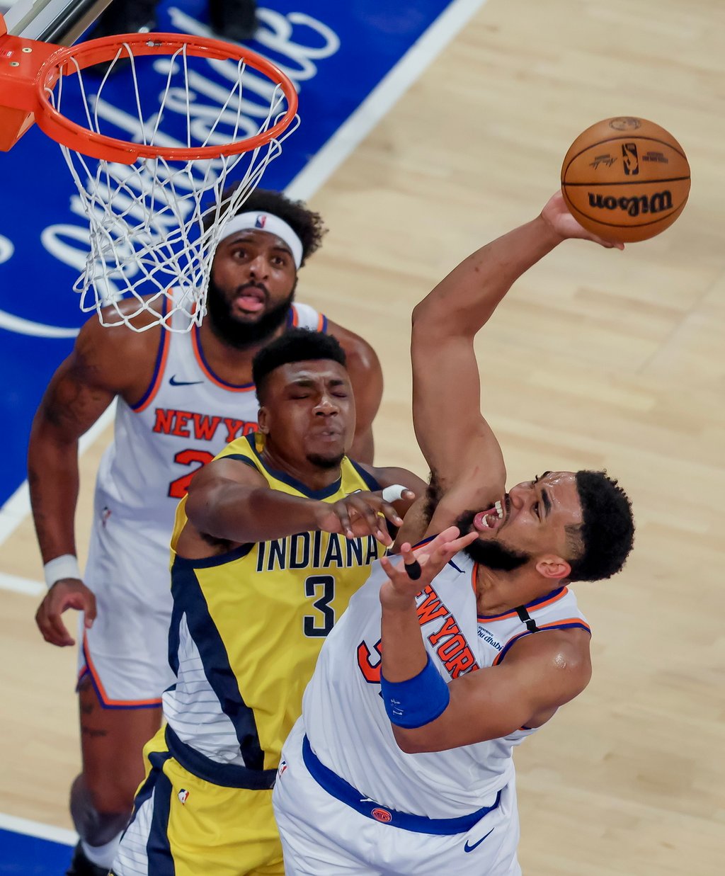 Serie. Los Knicks se acercaron en la serie de la final de conferencia a los Pacers, que siguen con ventaja 3-2.