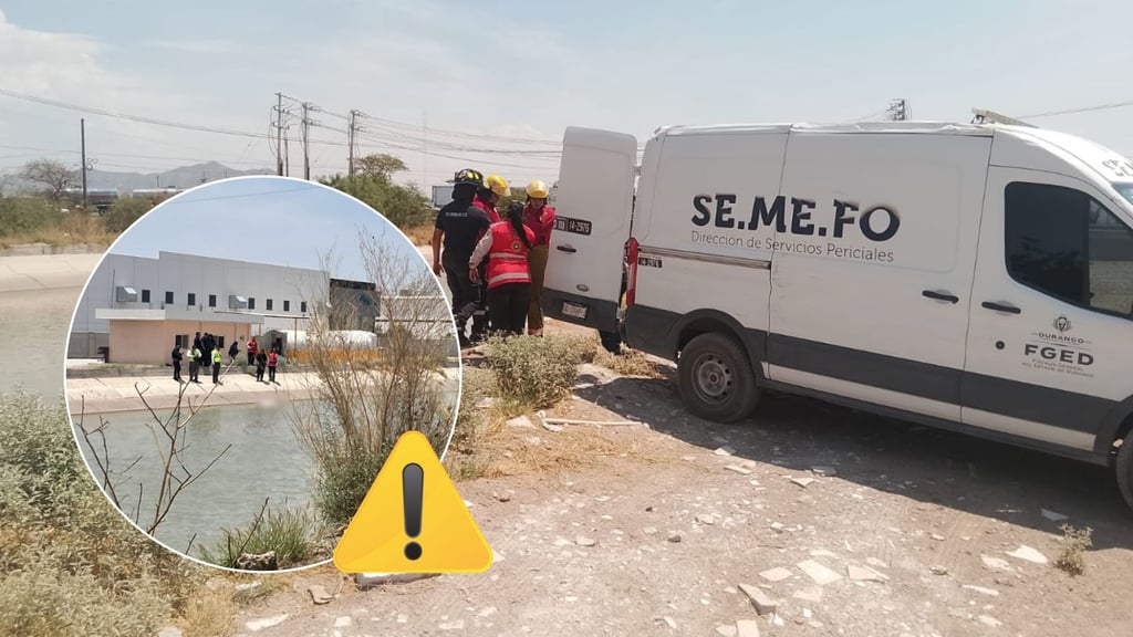 Hombre de la tercera edad muere tras caer a un canal en Gómez Palacio