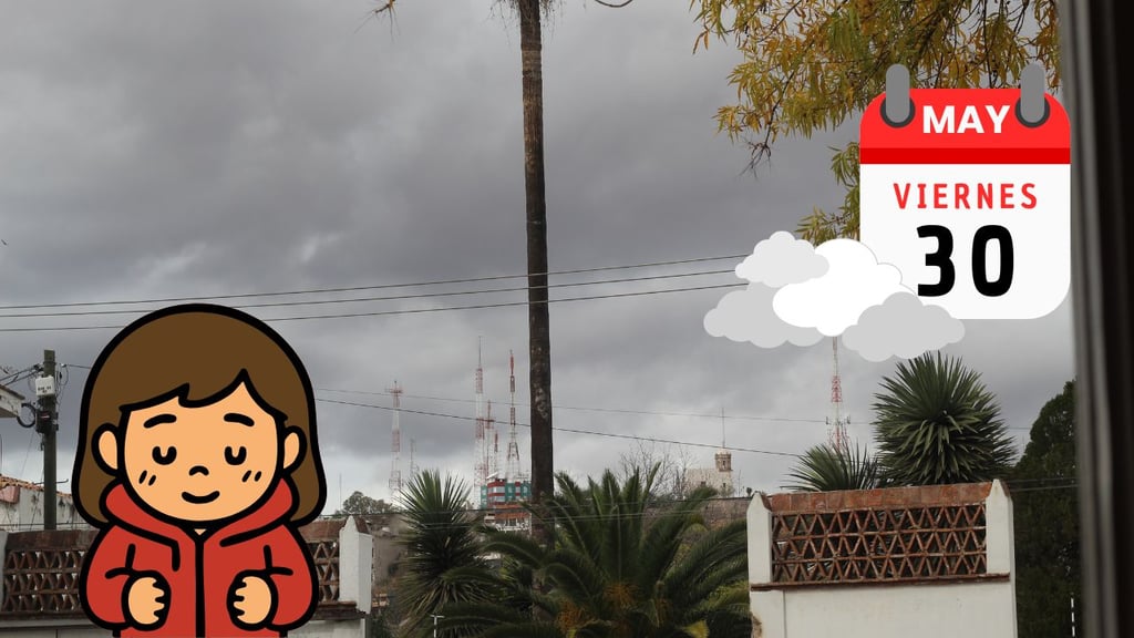 ¿Tarde fría y nublada para Durango capital? Así será el clima HOY viernes 30 de mayo