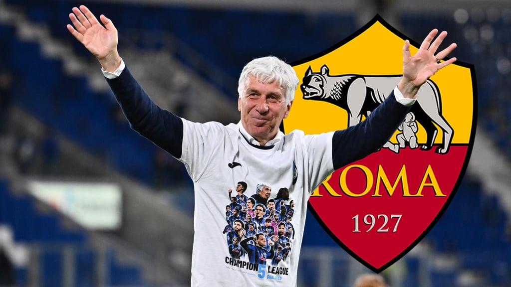 Serie A: ¡OFICIAL! Gian Piero Gasperini es nuevo entrenador de la AS Roma hasta 2028