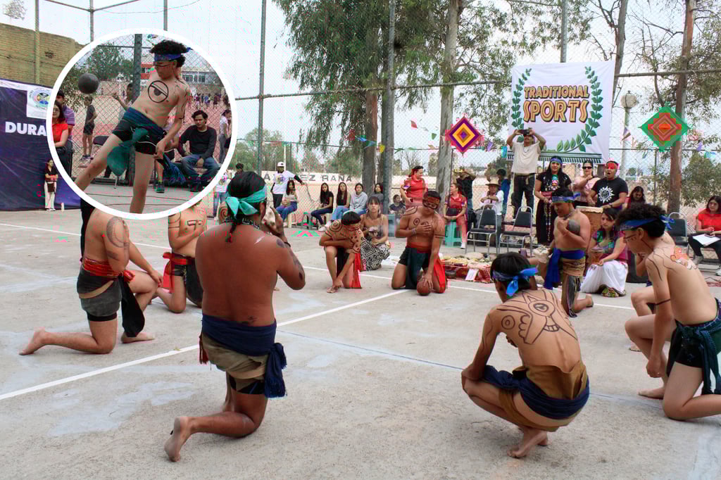 El Ullamaliztli y los deportes autóctonos reviven con fuerza ancestral en Durango