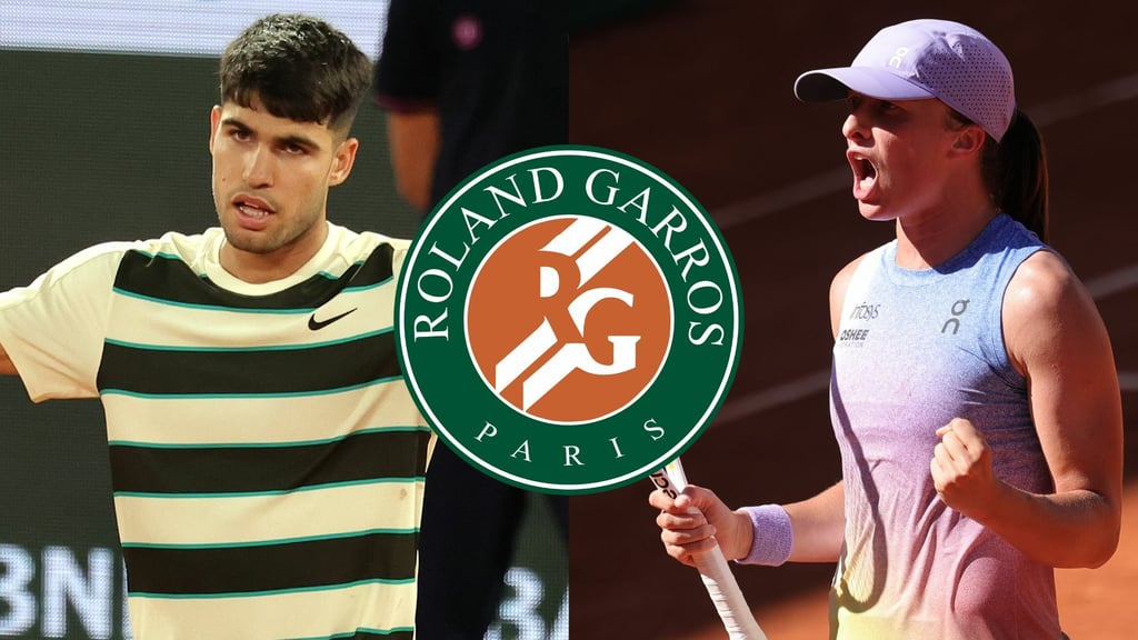 Roland Garros: Carlos Alcaraz e Iga Świątek consiguen su boleto a octavos de final