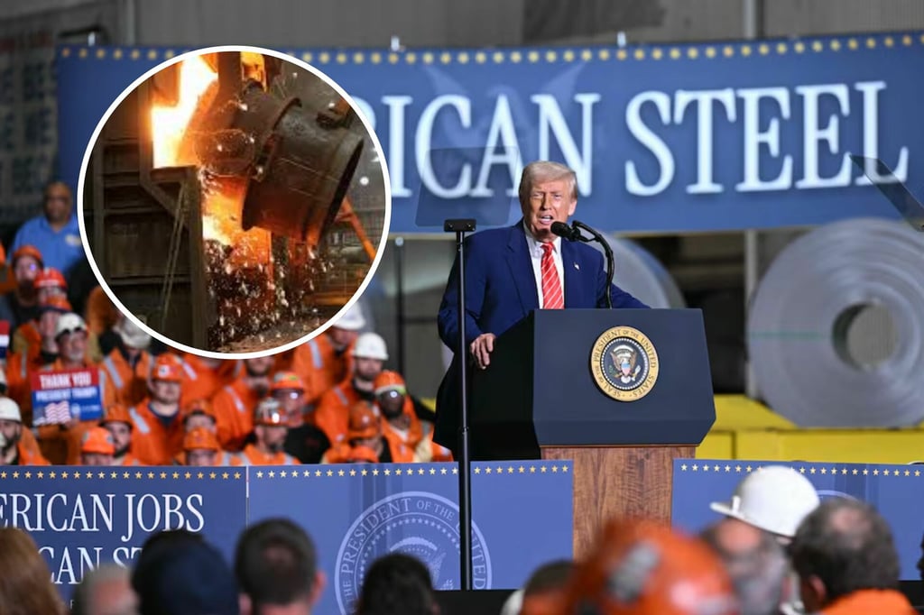 'Estados Unidos primero'; Trump anuncia que los aranceles al acero aumentarán a 50%