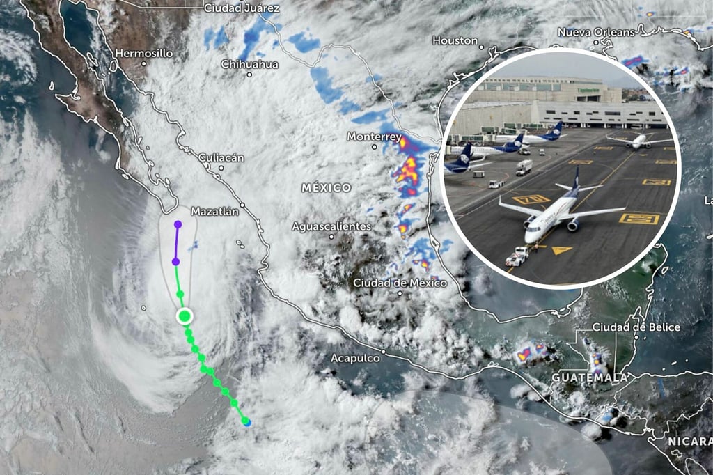 ¿Suspensión de vuelos por 'Alvin'? AICM alerta por posible afectación en estos estados