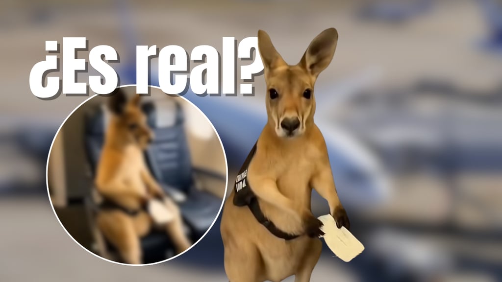 ¿El 'canguro de apoyo emocional' es verdadero o hecho con IA? Esto es lo que sabemos