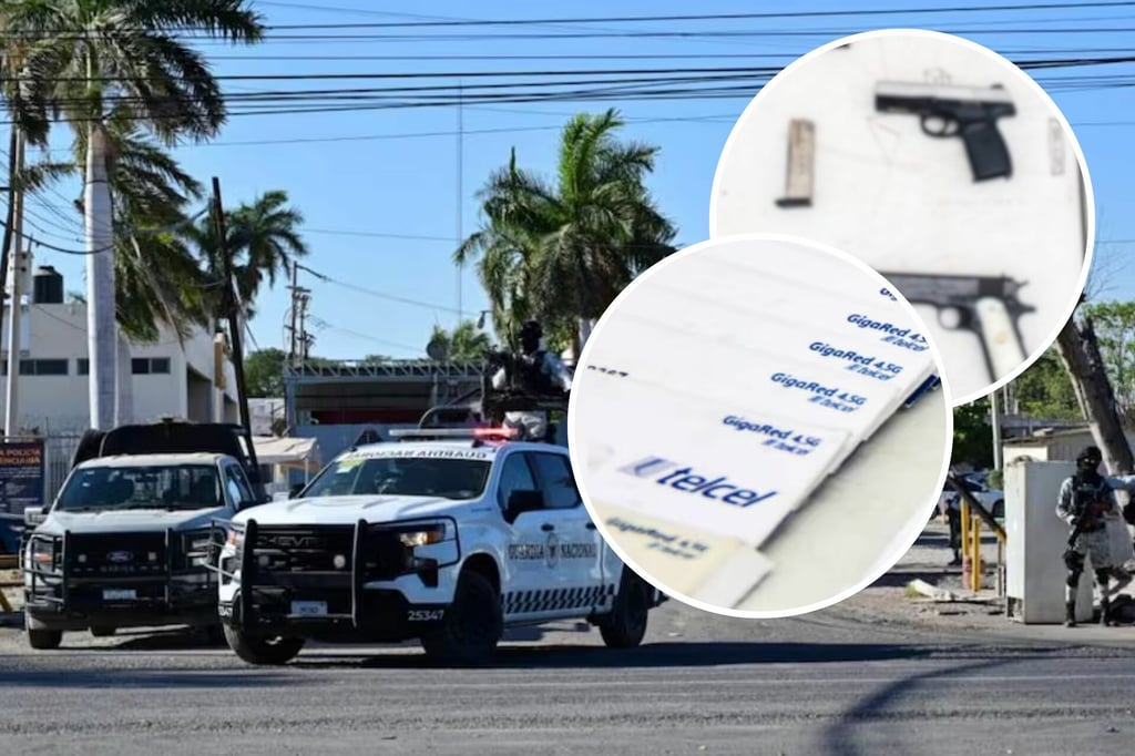 Violencia en Sinaloa: Hallan armas, celulares y tarjetas telefónicas en revisión en penal de Culiacán