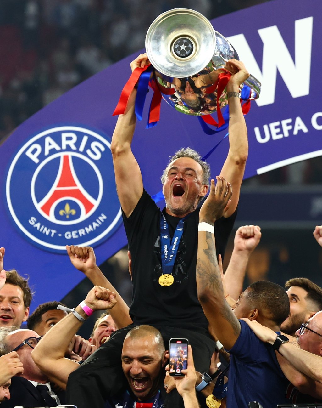 Monarca. El París Saint Germain estrenó este sábado su palmarés en la Liga de Campeones de Europa.