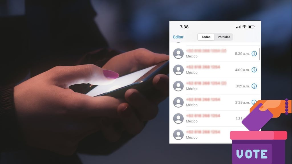 'No nos dejaron dormir': duranguenses denuncian llamadas incitando al voto en la madrugada
