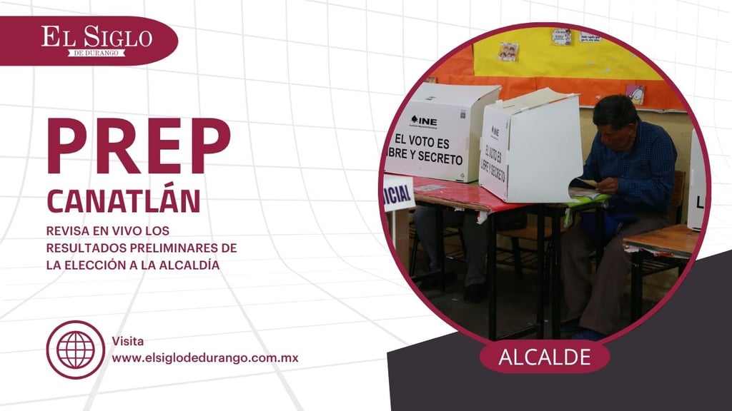 PREP Durango 2025: Consulta AQUÍ los resultados preliminares en Canatlán