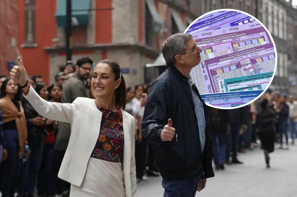 Elección de Jueces: 'Hoy hacemos historia, nadie estará encima de la ley', asegura Sheinbaum