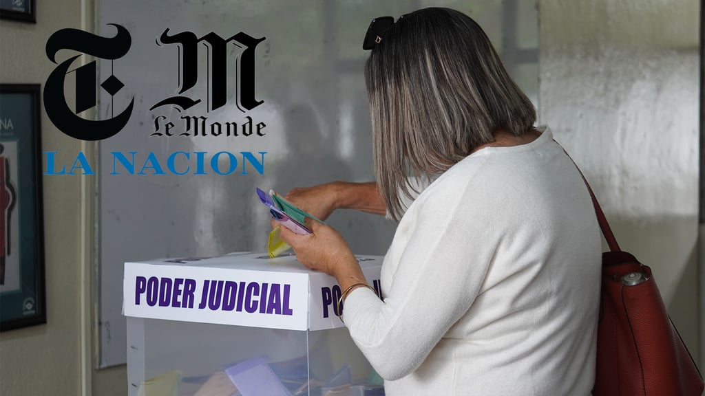 Elección judicial en México genera alarma en medios internacionales