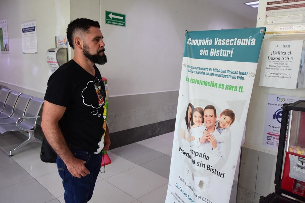 Invitan a los hombres a una campaña de vasectomía sin bisturí