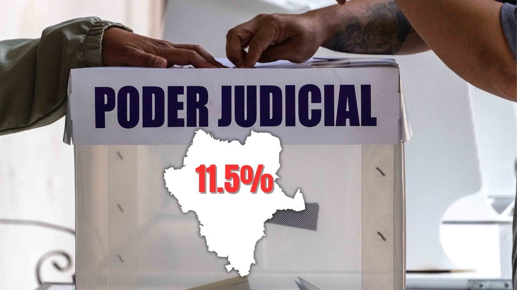 Elección de Jueces: en Durango votó el 11.5% de los ciudadanos
