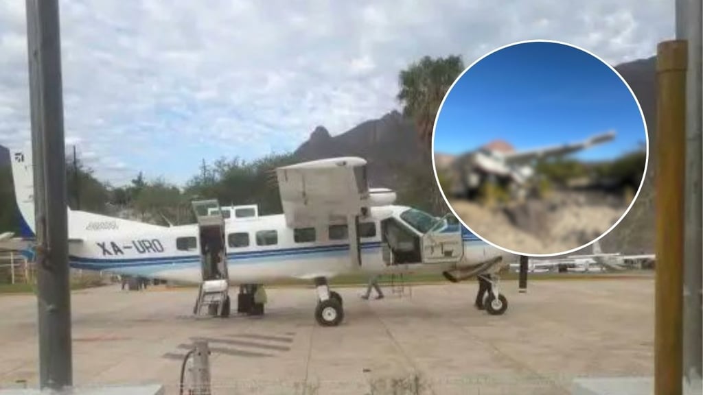 Avioneta cae en Sinaloa, zona cercana a Durango; el piloto es trasladado al hospital