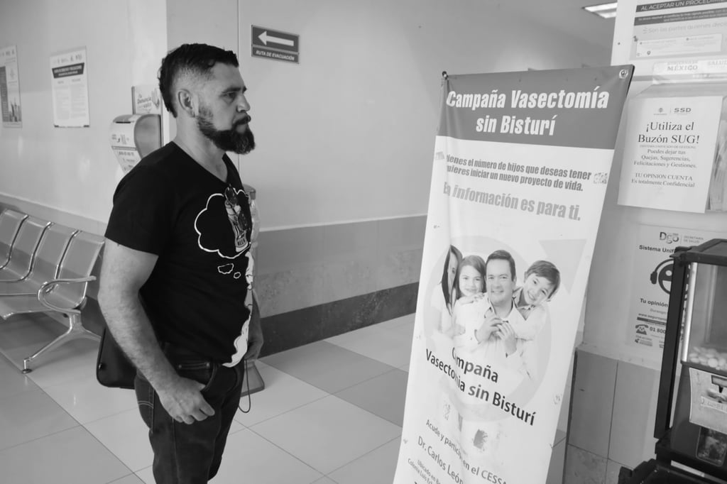 Tiempo. Durante junio se estará realizando una campaña gratuita de vasectomía sin bisturí.