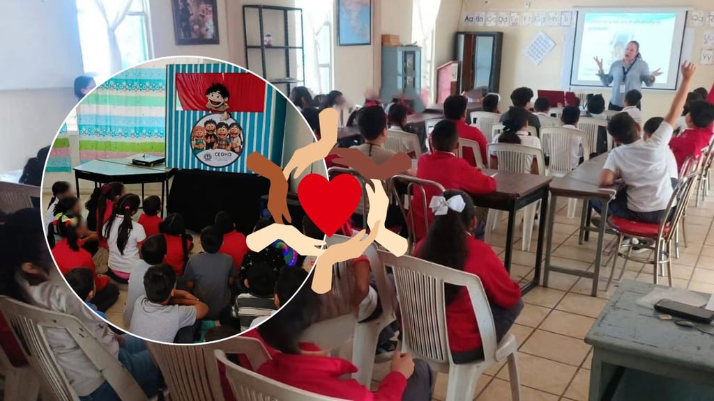 Dan capacitaciones en escuelas para prevenir casos de discriminación y violación a DDHH