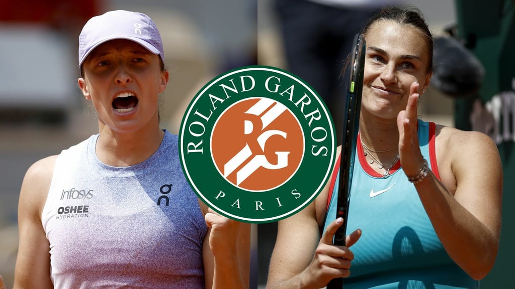 Roland Garros: Iga Świątek y Aryna Sabalenka avanzan a semifinales del Grand Slam
