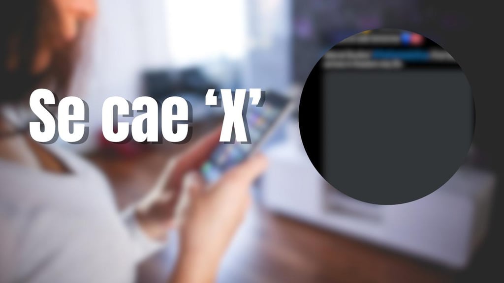 ¡No eres tú, es 'X'! Reportan la caída de la red social de Elon Musk