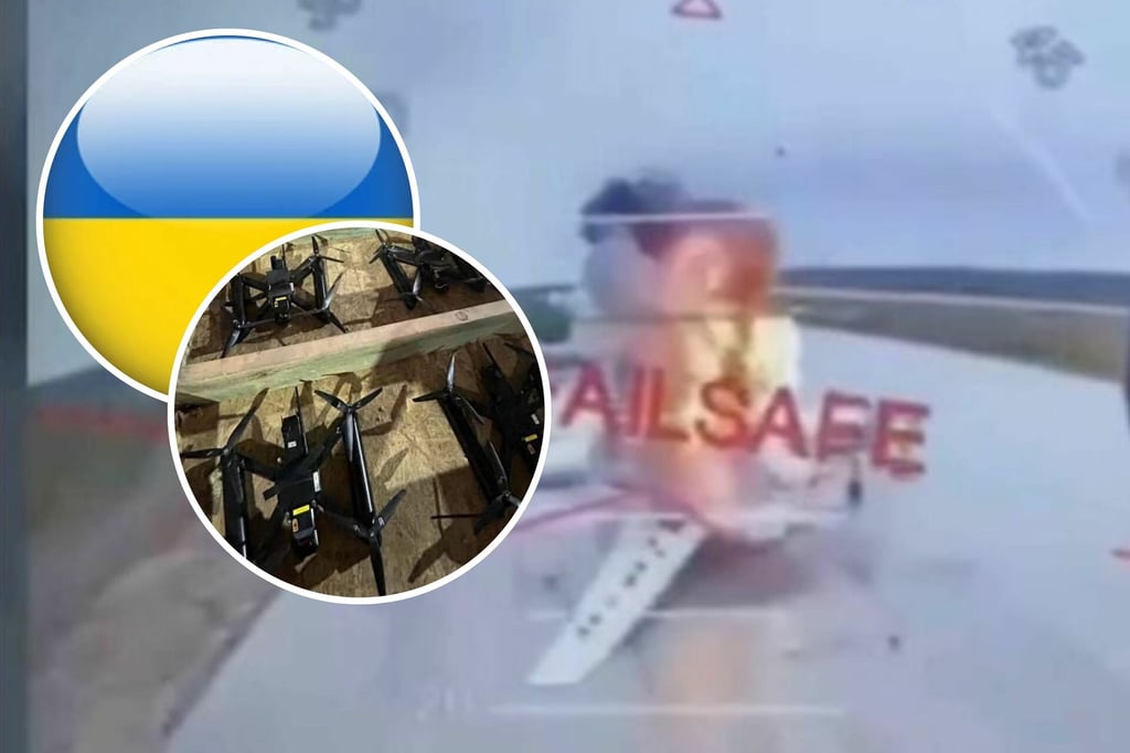 Ucrania confirma que destruyó 41 aviones de combate y bombarderos rusos en ataque