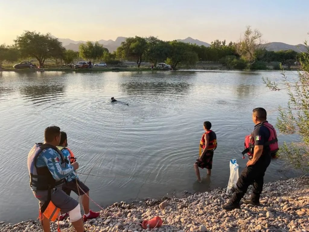 Situación. Un joven desapareció en el río a la altura de la represa de Villa Juárez.