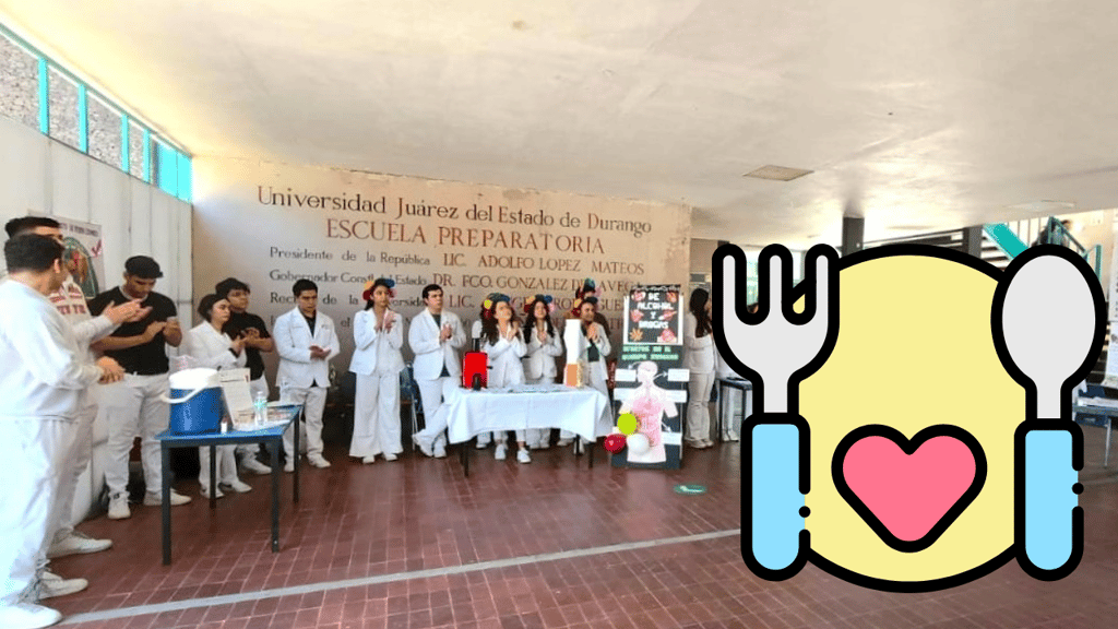 Estudiantes de FAMEN realizan feria para promover hábitos alimenticios saludables