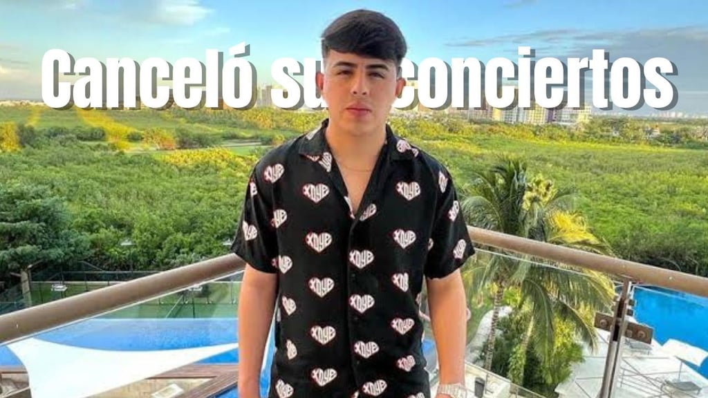 ¿Por qué Óscar Maydon canceló todos sus conciertos en México?