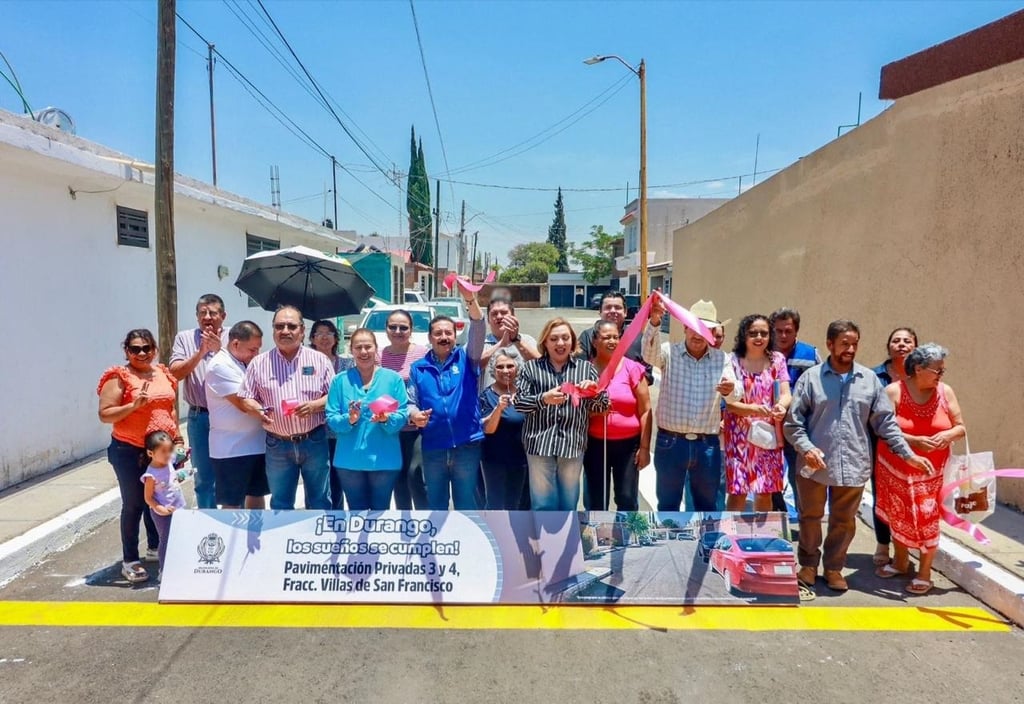 Obra. Luego de 40 años de solicitar la rehabilitación de estas calles, el Municipio respondió a la petición en Villas de San Francisco.