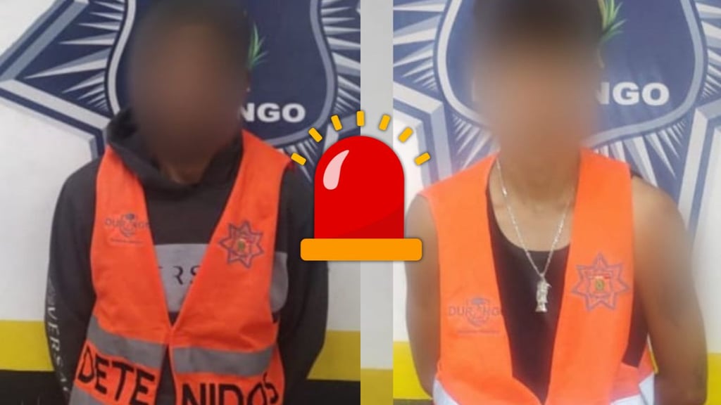 Detienen a sujetos que robaron artículos de una bodega y un vehículo