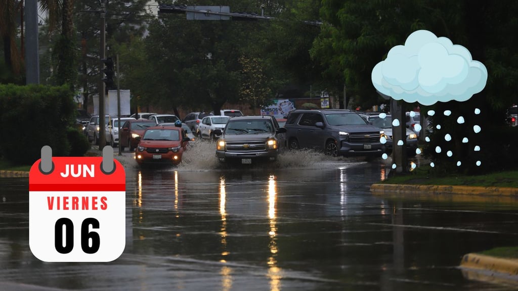Fuertes lluvias... ¿y granizo? Así será el clima en Durango HOY viernes 6 de junio