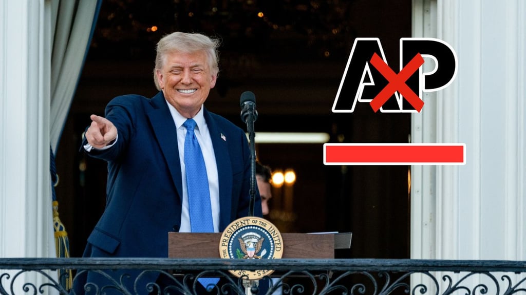 Trump es autorizado para vetar a AP de la Casa Blanca, tras no cumplir con poner 'Golfo de América'