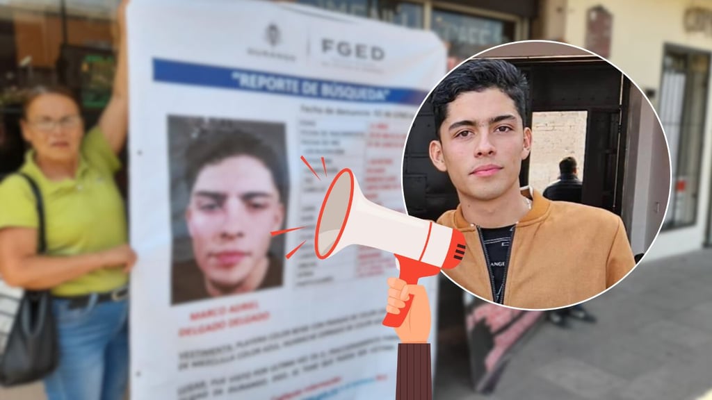 Marcharán hoy por Marco Adriel, joven que fue privado de la libertad en Durango