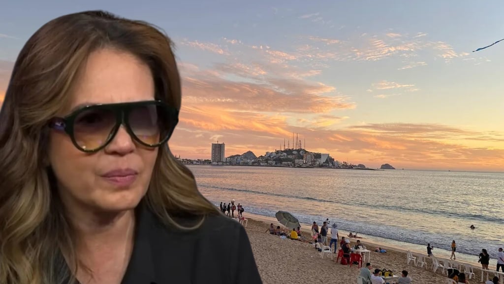 Yolanda Andrade reaparece y disfruta del mar en Mazatlán