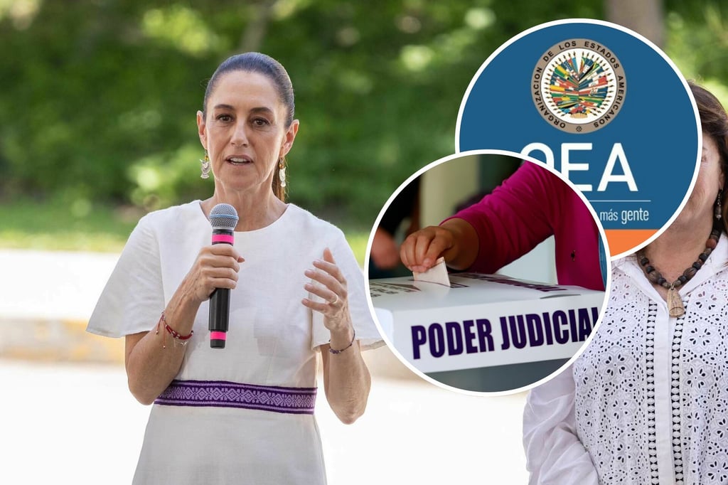 Elección judicial: 'No está en sus funciones', Sheinbaum rechaza informe de la OEA