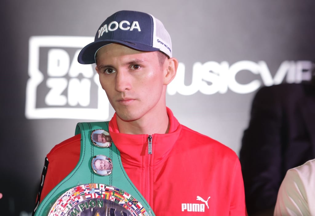 Azteca. El boxeador mexicano David Picasso.