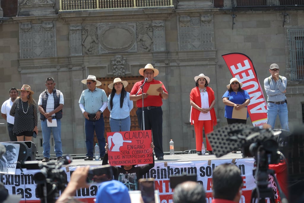 CNTE anuncia 'receso' de plantón en la CDMX