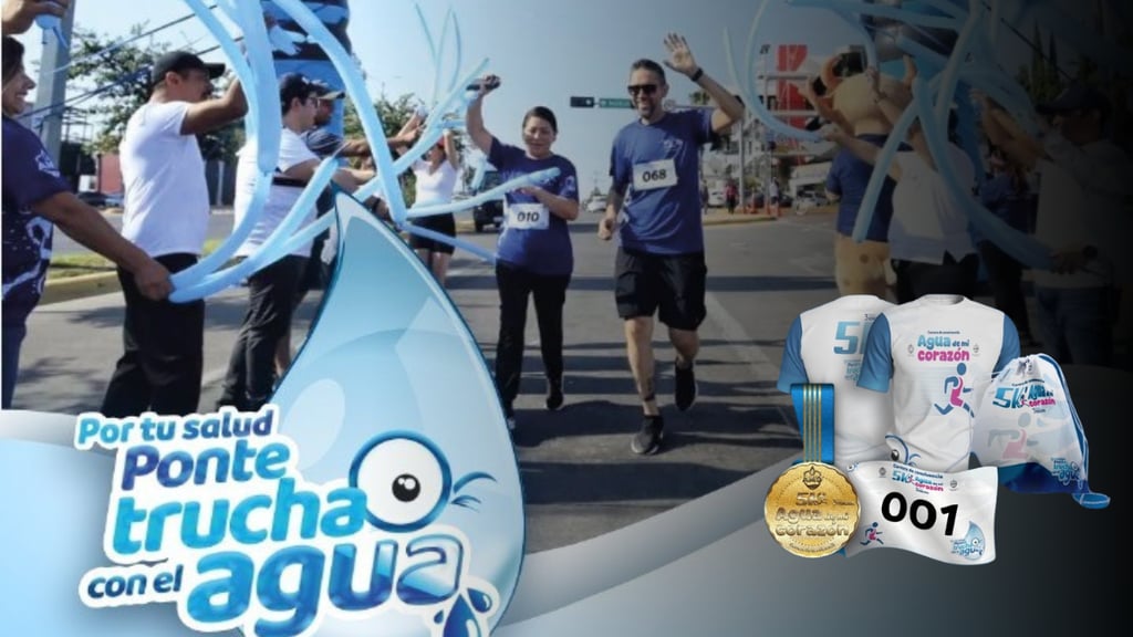 'Agua de mi Corazón': prepara AMD la tercera edición nocturna de la carrera 5K
