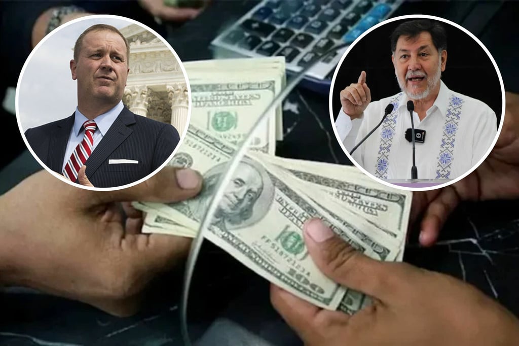 Remesas: Gravamen es 'injusto y violatorio de acuerdos'; Noroña responde a Eric Schmitt, senador de EU