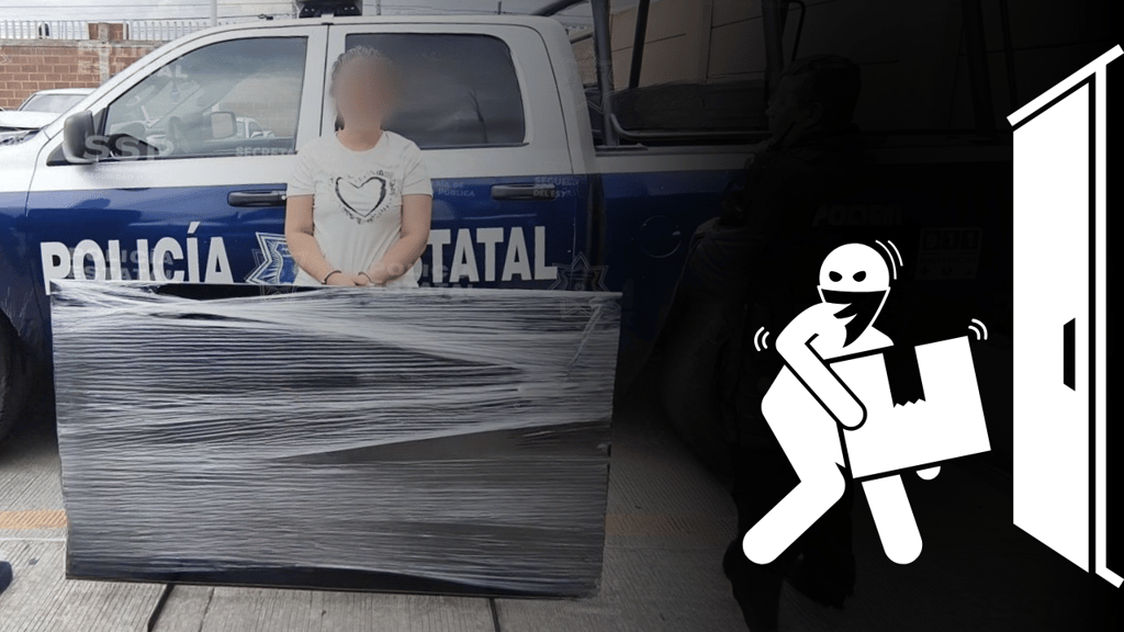 Mujer quiso robar una pantalla de 75 pulgadas y fue detenida