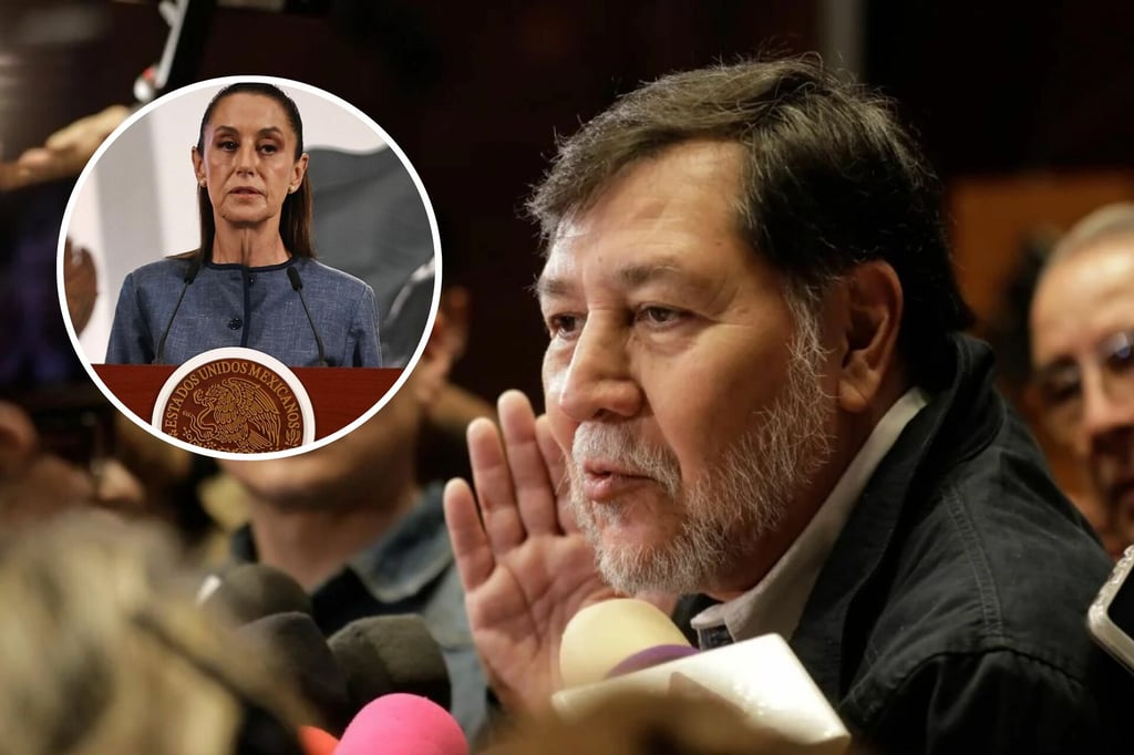 'Los atiendo en la sala de prensa a final de la sesión', Noroña evita a medios