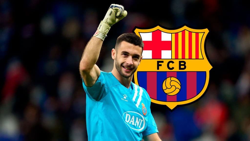 ¡BOMBAZO! Joan García es nuevo portero del FC Barcelona; llega procedente del RCD Espanyol