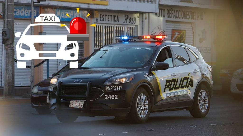 Mujer se baja a la tienda y taxista huye con sus pertenencias en Durango