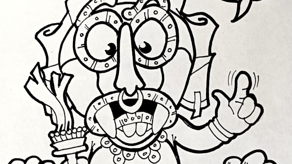 'Tlaloc', el cartón de Gabo Iñiguez